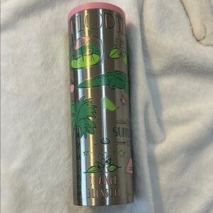Starbucks Florida Been There Stainless Steel 16oz Travel Tumbler With Pink Lid
